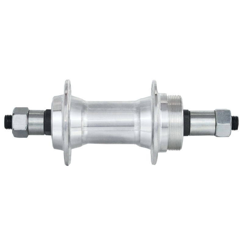 Artikelbild zu ECO Alu HR-Nabe silber SNSP für Schr-ZK 36 Loch, EBB 130mm, Achslänge 140mm