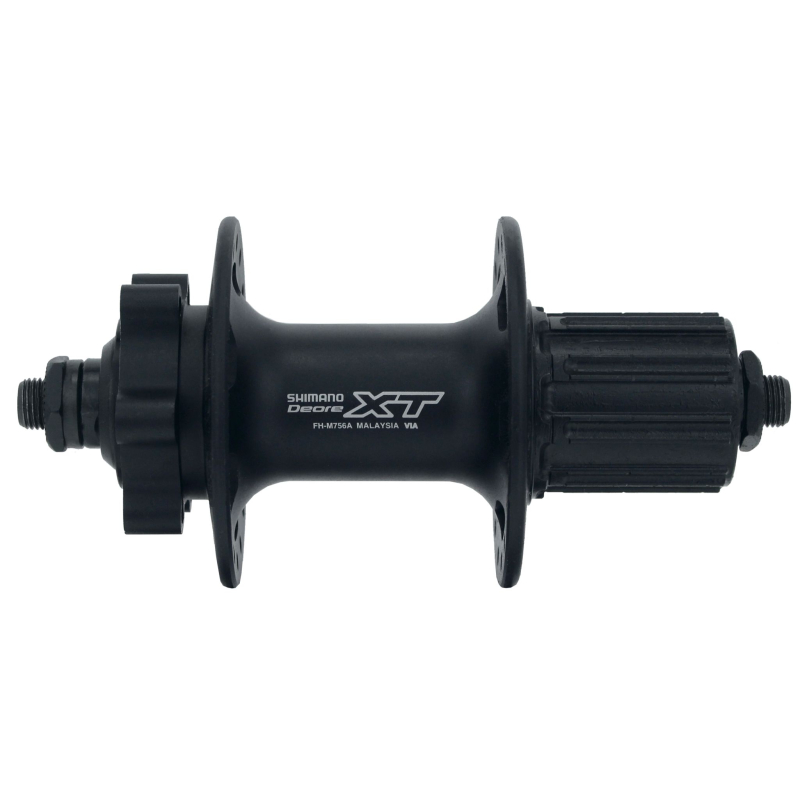 Artikelbild zu Shimano HR-Nabe Deore XT Disc FH-M756 135mm,32 Loch 8-11-f,6-Lo,schw.