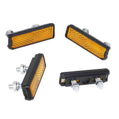 Pedal Reflektoren zum Schrauben Satz=4 St�ck StVZO zugelassen