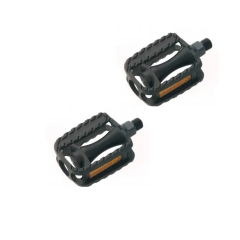 Union Jugendpedal Gummiblock mit Reflekt 9/16 schwarz