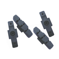 Magura Bremsbel�ge Set (4 St�ck) einzeln unbeschichtete Felgenoberfl�chen schwarz