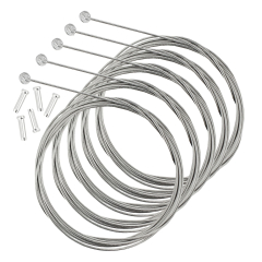 5er Set Bremsinnenzug 2000 mm Edelstahl inkl 5 Endh�lsen