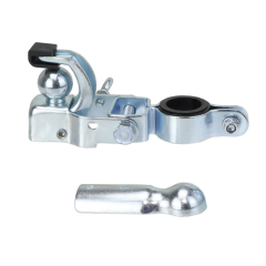 Ventura Anh�ngerkupplung f�r Sattelst�tz Montage Silber