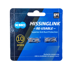 KMC Missinglink 2 paar 10R EPT OVP 10-fach Ketten, 5,88mm,silber
