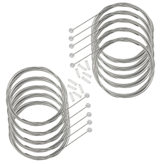 10er Set Bremsinnenzug 2000 mm Edelstahl inkl 10 Endh�lsen