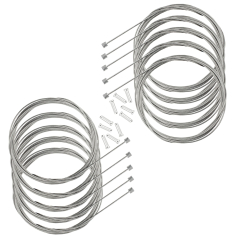 10er Set Schaltinnenzug 2250mm Edelstahl inkl 10 Endh�lsen