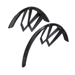 M-Wave Schutzblech Set Mud Max G-Mud 28 Zoll 50mm Breit schwarz Gravel Klett