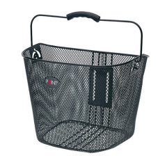 Point Vorderradkorb engmaschig, , Trageb�gel mit Ergogriff schwarz