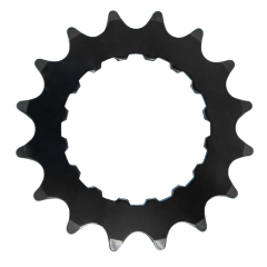 SAMOX E-Bike Kettenblatt f�r 1/2 Zoll x3/32 Zoll 11/128 Zoll Stahl BCD 104mm, 16 Z�hne schwarz