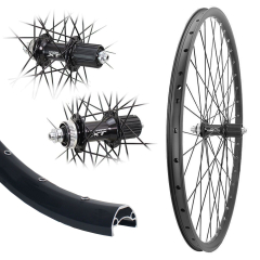 Aggro-X 28 Zoll Hinterrad 21-622 B21 Disc mit �sen Shimano XT M8000 Schnellspanner Centerlock Disc 8-11 Fach Speichen schwarz